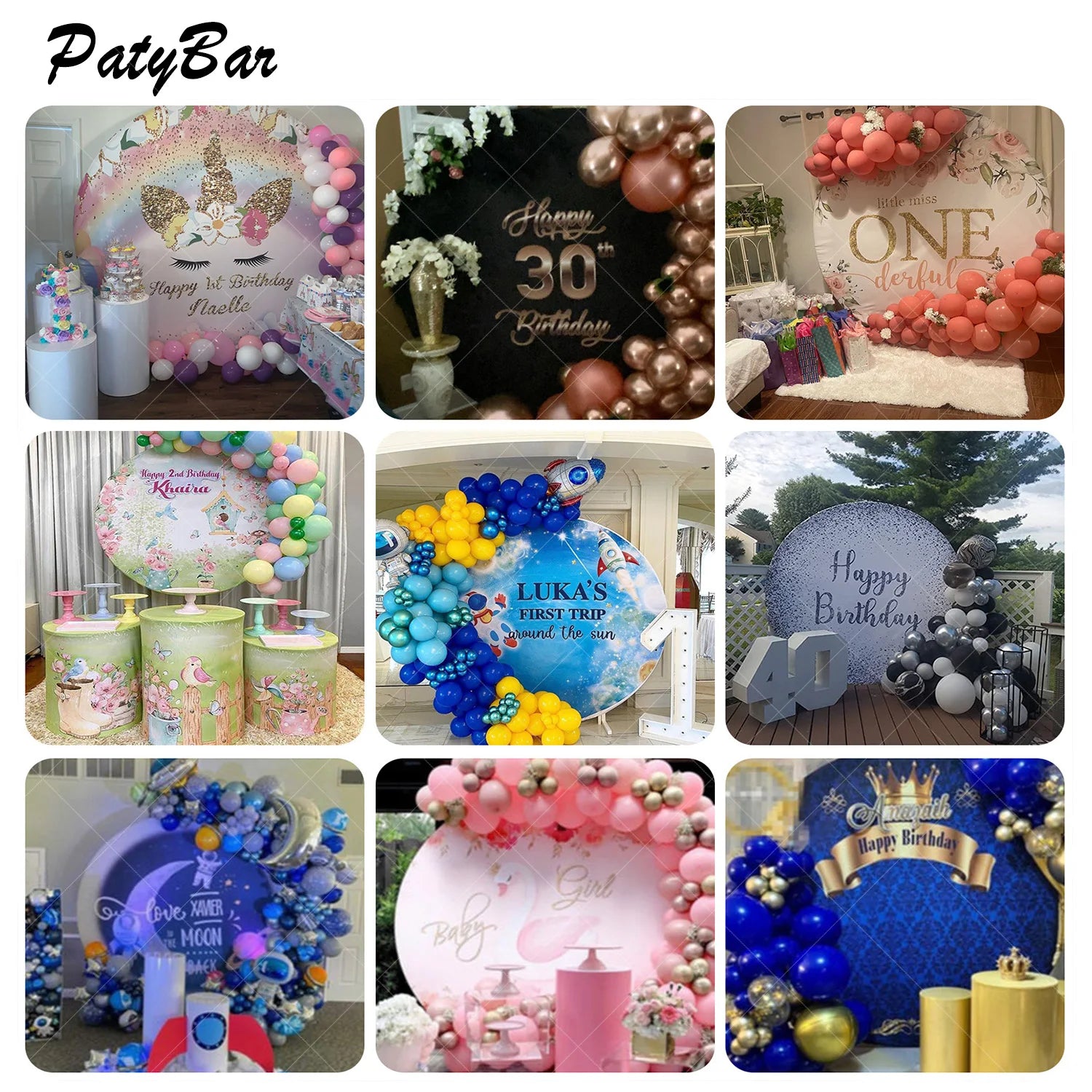 Round Spidey and Amazing Friends Background Kids Birthday Party Backdrop Spider Circle Banner Photography Studios Props