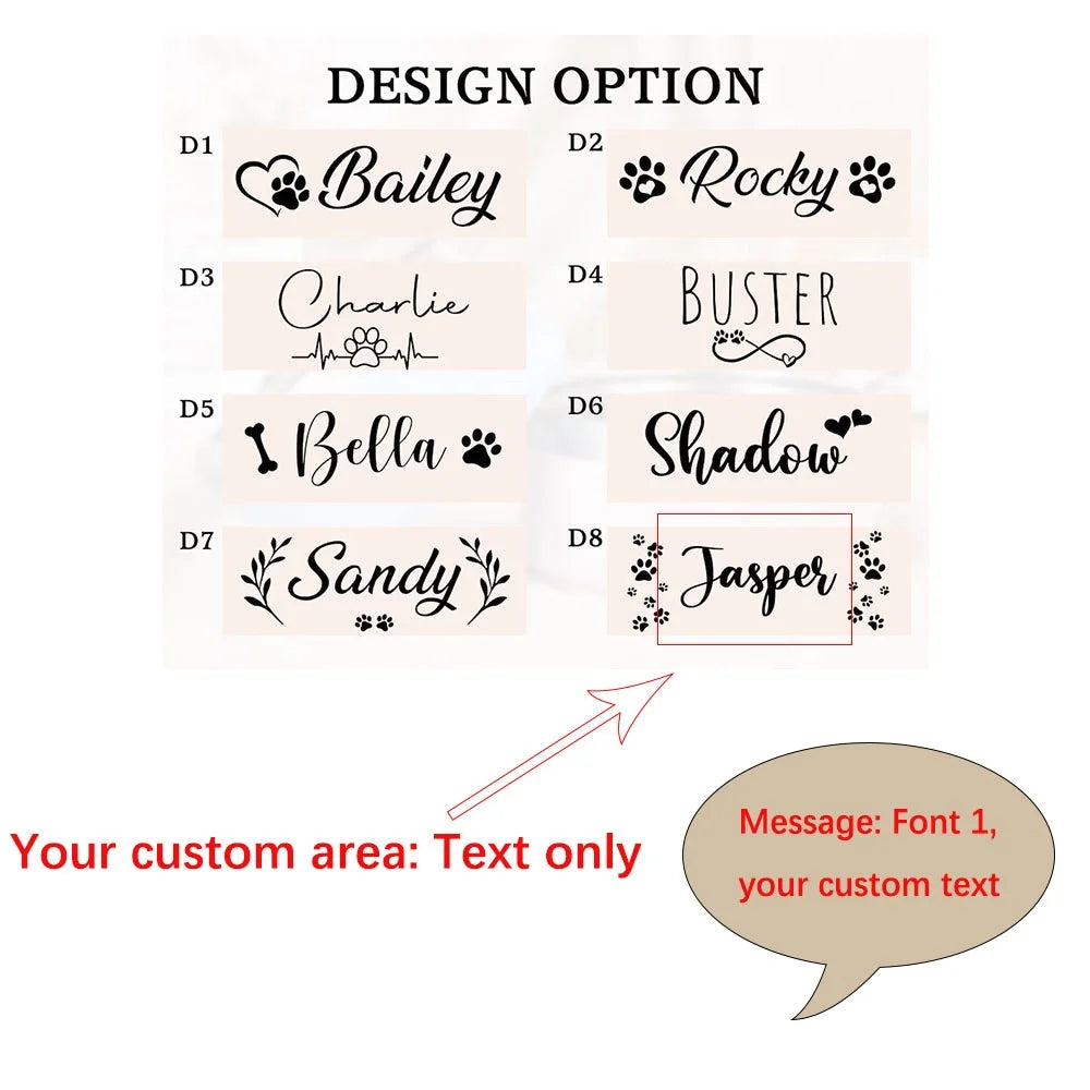 Customized Personalized Text Stainless Steel Round Dog Food Bowl Thickened Anti Fall Pet Rice Bow Feeding Pet Supplies Wholesale