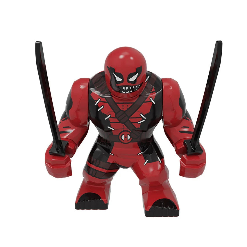 Hot Marvel movie Avengers DIY superhero 3D model character set building block assembly toy children's birthday gift boy girl