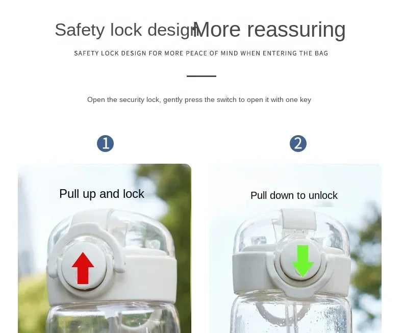 PAW Patrol Chase Cup Clear Brand High Quality Water Bottle Outdoor Sport Leak Proof Plastic School Water Bottle for Kids 400ML