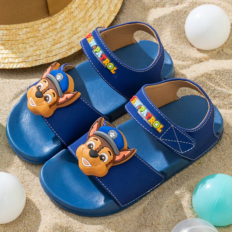 PAW PATROL Children's Sandals Outdoor Comfortable Non-slip Breathable Sandals Heel Strap Shoes for Boys And Girls