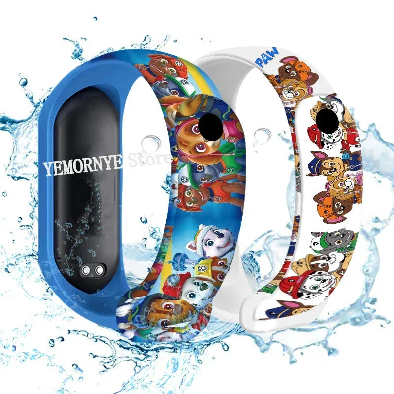 PAW PATROL Pokemon Anime Kawaii Pika Chuka Ibrabra Jingle Cat Pass Digital Waterproof LED boy girl Watch Kids Birthday Gift Toys