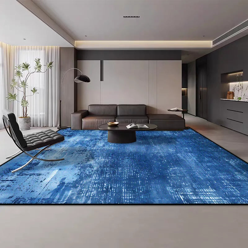 Nordic Solid Color Living Room Carpet Abstract Decoration Bedroom Bedside Large Rugs Modern Style Soft Plush Floor Mat Non-slip