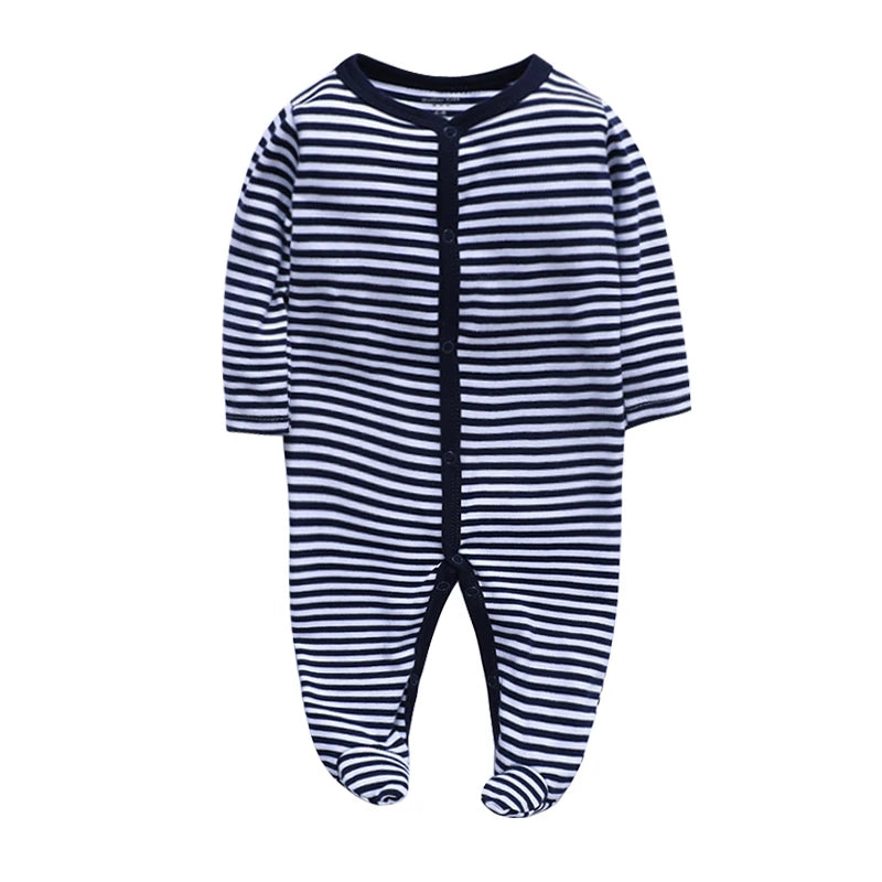 Newborn Infant Baby Boy Girl Jumpsuit 3-12Months Solid Color Long Sleeve Romper Casual Fall Spring Toddelr Clothing Baby Clothin