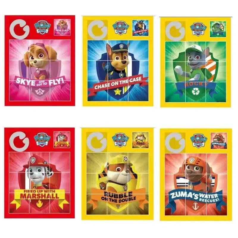 Paw Patrol Giiker Super Slide Huarong Road Smart Sensor Game Levelled UP Brain Teaser Puzzles Interactive Fidget Toys Kids Gifts