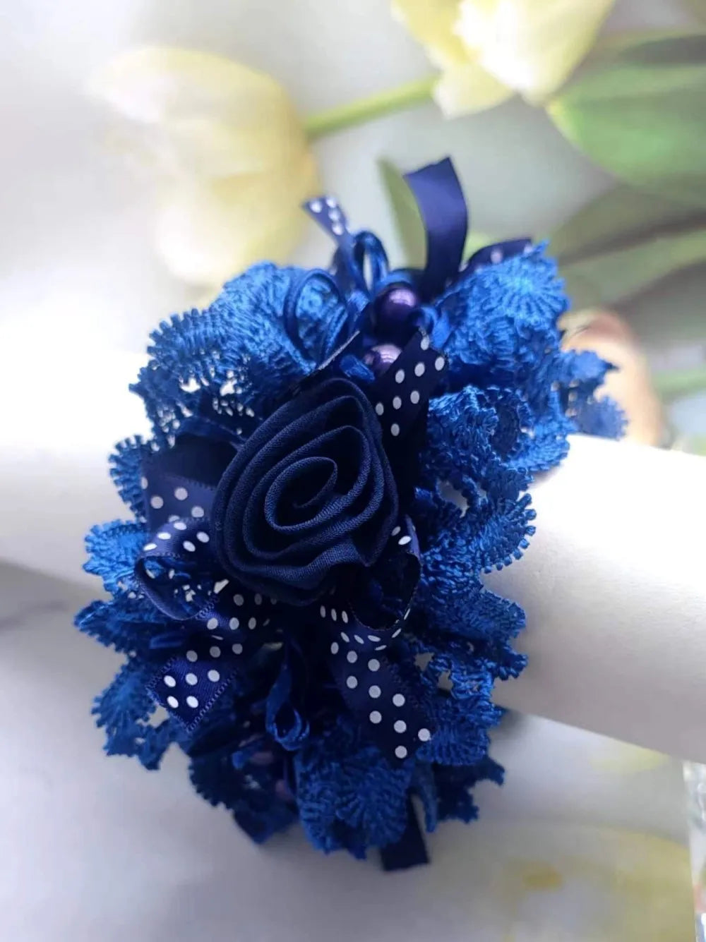 Élastique pour cheveux Fleur