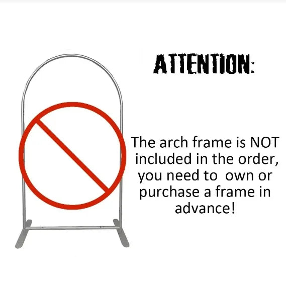 Paw Patrol Arch Covers Kids Birthday Party Photo Backdrop Baby Shower Decoration Cover Double-sided Zipper Photography Props