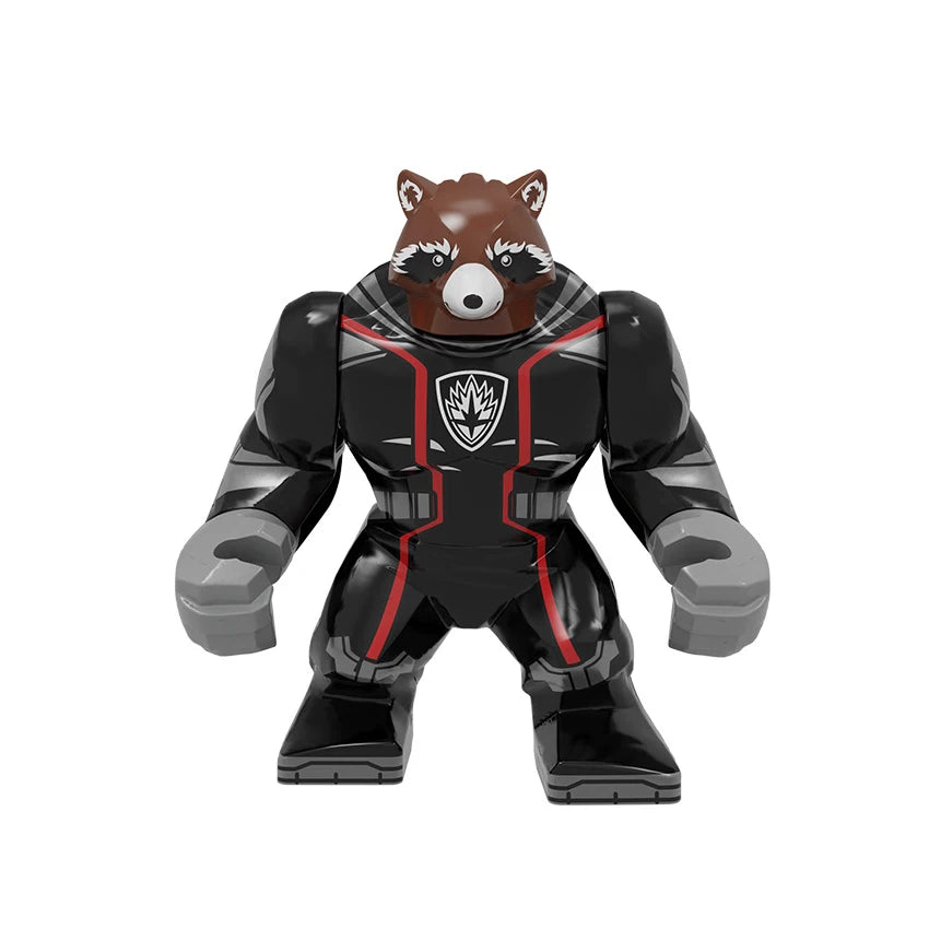 Hot Marvel movie Avengers DIY superhero 3D model character set building block assembly toy children's birthday gift boy girl