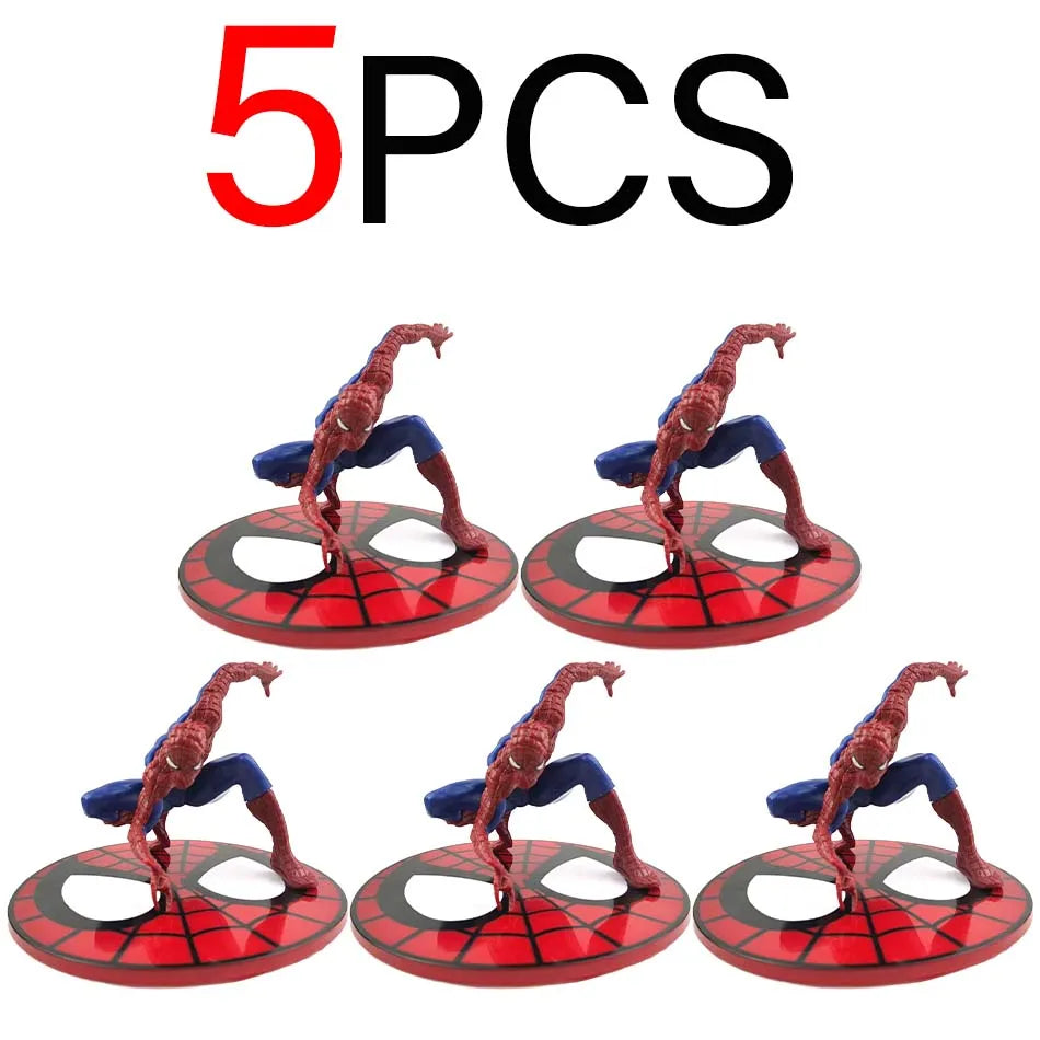2025 New Marvels Comics IronMans Spidermans Venoms Handmade Model PVC Material Animations Decoration Children's Birthday Gifts