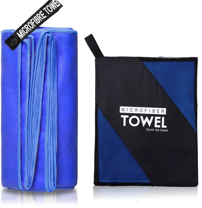 Quick-Drying Bath Towel Microfiber Bathroom Towel With Portable Bag Highly Absorbent & Fast Drying for the Body After Bathing