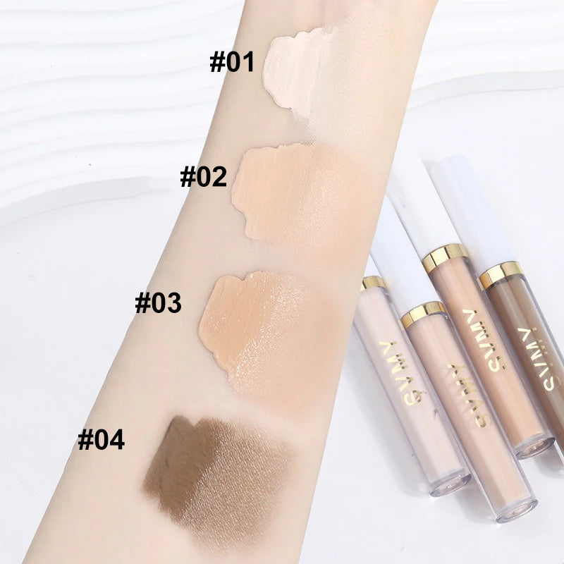 Waterproof Liquid Concealer Foundation Cream Matte High Coverage Oil Control Moisturizing Concealer Professional Face Makeup