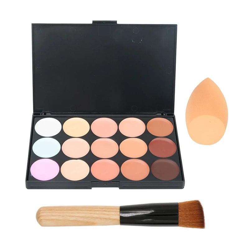 Palette Maquillage Correcteur Visage 15 couleurs