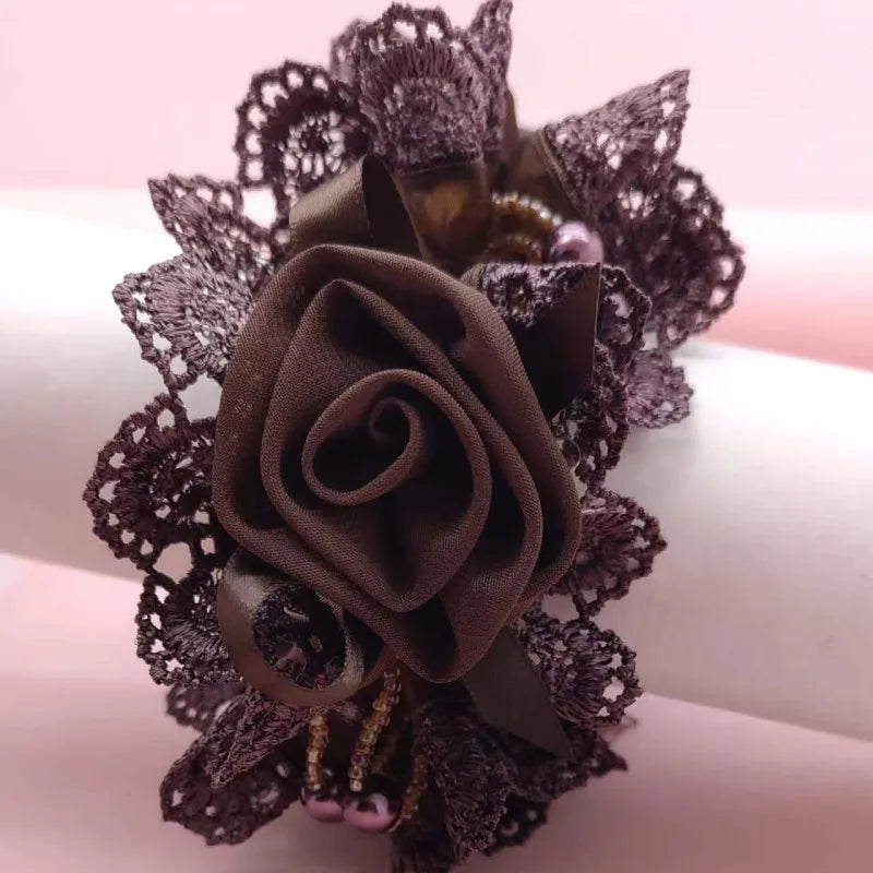 Élastique pour cheveux Fleur