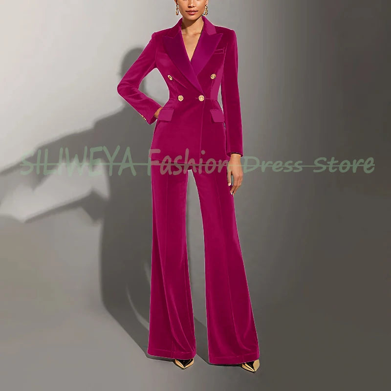 Ensembles femmes velours vert