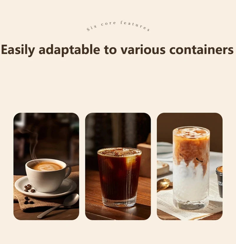 Xiaomi Wireless Electric Milk Frother Handheld Coffee Foam Maker for Latte Cappuccino Rechargeable Food Safe Fast Cream Frothing