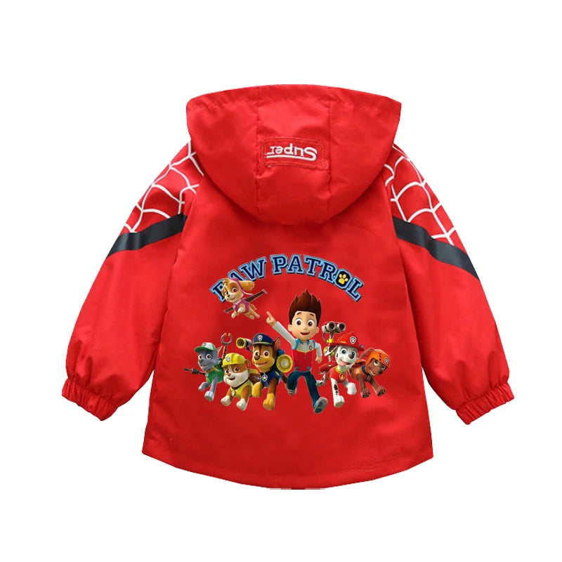 Sweat à capuche veste Manteaux Automne pat patrouille