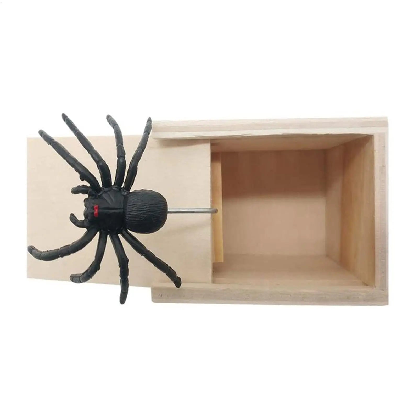 Spider In A Box Prank Hilarious Fake Spiders Toy Novelty Toys for Offices Christmas Halloween Parties Friends Family Travel