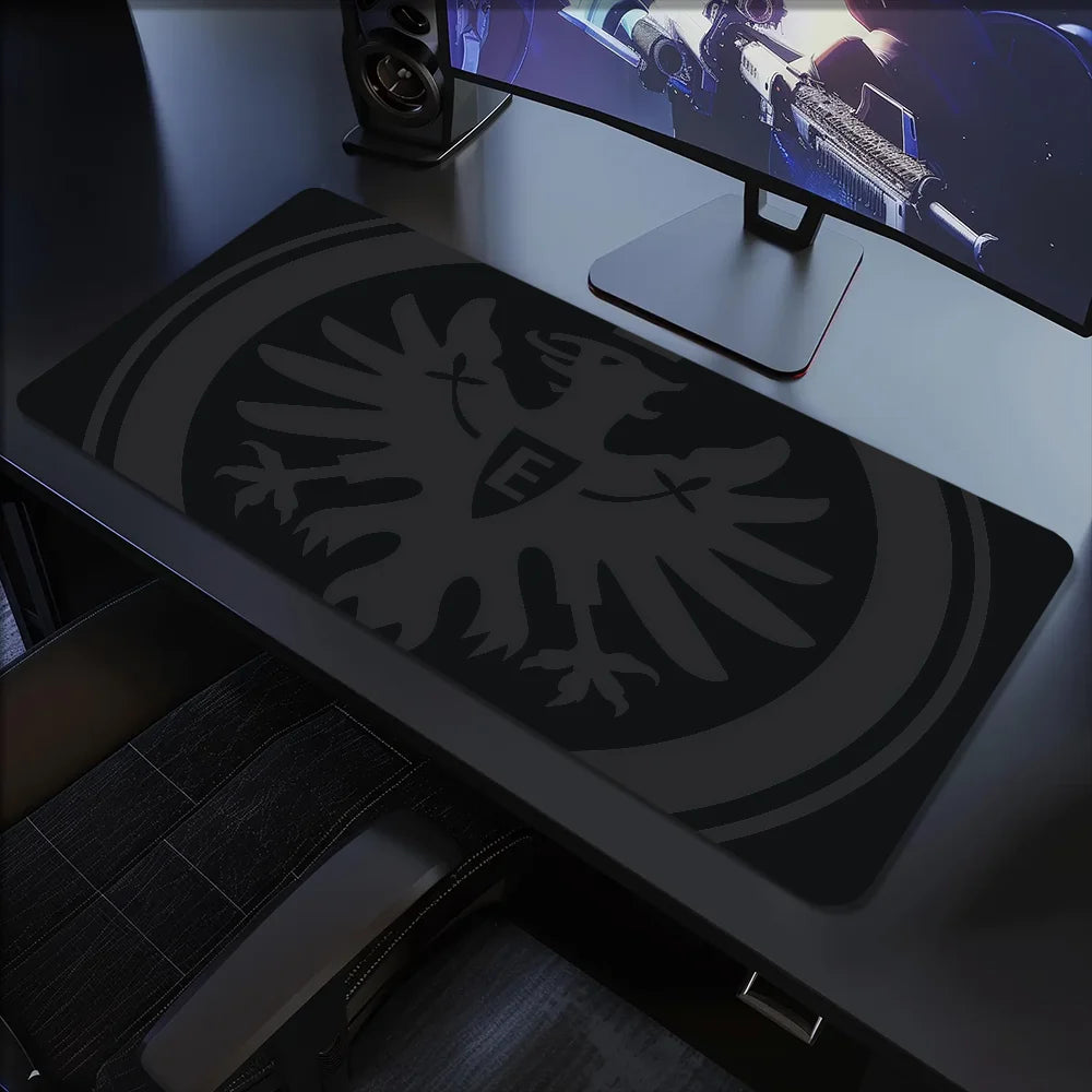 FootBall Rubber Desktop XXL Desk A-A-AG S Non-slip Gaming F-F-Frankfurt Thickened Germany E-E-Eintracht Large MousePad Office