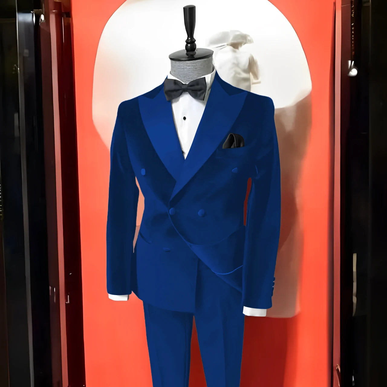 Costume en velours noir 2 pièces