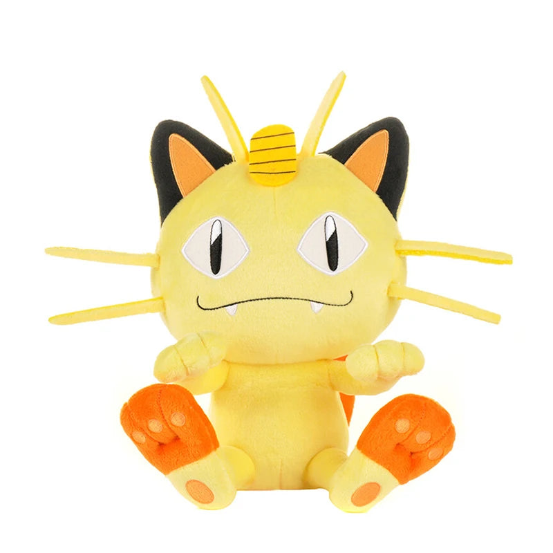 Pokemon Kawaii Litten Meowth Stuffed Toys Cartoon&Cute Plush Doll Throw Pillow Children's Toy Birthday Present