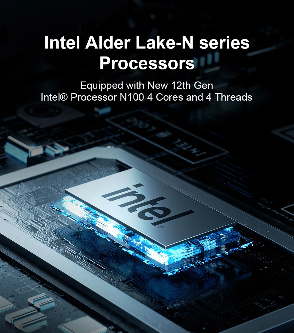 Ninkear N10 Mini PC Intel N100 up to 3.4GHz 16GB 512GB 2.4G+5G WIFI HDMI 2.0*2 Support dual-screen WIindows 11 Desktop computer