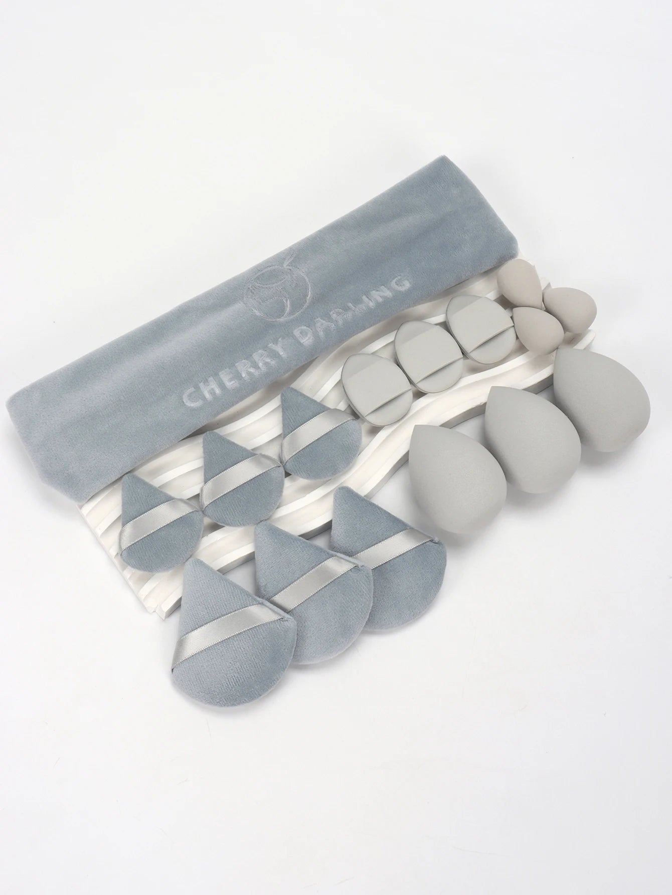 Casual Hairband 16-Piece Set, Face Wash, Facial Cleansing, Makeup Removal, Travel, Suitable for All Skin Types