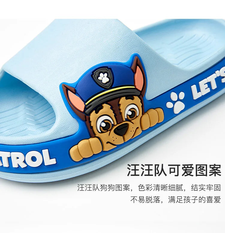 Paw Patrol  Children'S Slippers Woof Team Summer Boys Girls Indoor Non-Slip Bathroom Bath Slippers Baby Home Home