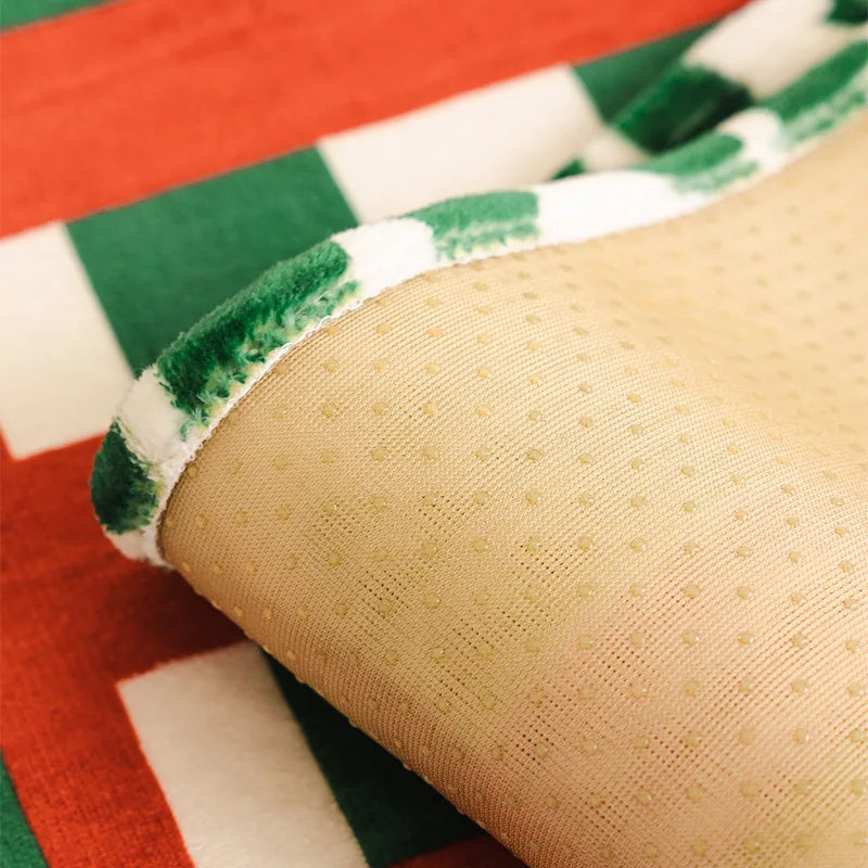 Winter Christmas Flannel Sofa Cover Anti-Slip All-Inclusive Universal Sofa Cover In One Straight Row Sofa Cushion Decor Home