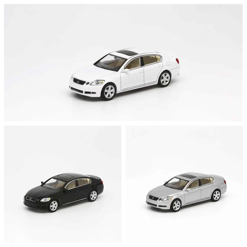 New In Stock Model 1 1:64 Lexus Gs300 Left Steering Simulation Alloy Miniature Die Casting Car Model Custom Children'S Toys Gift