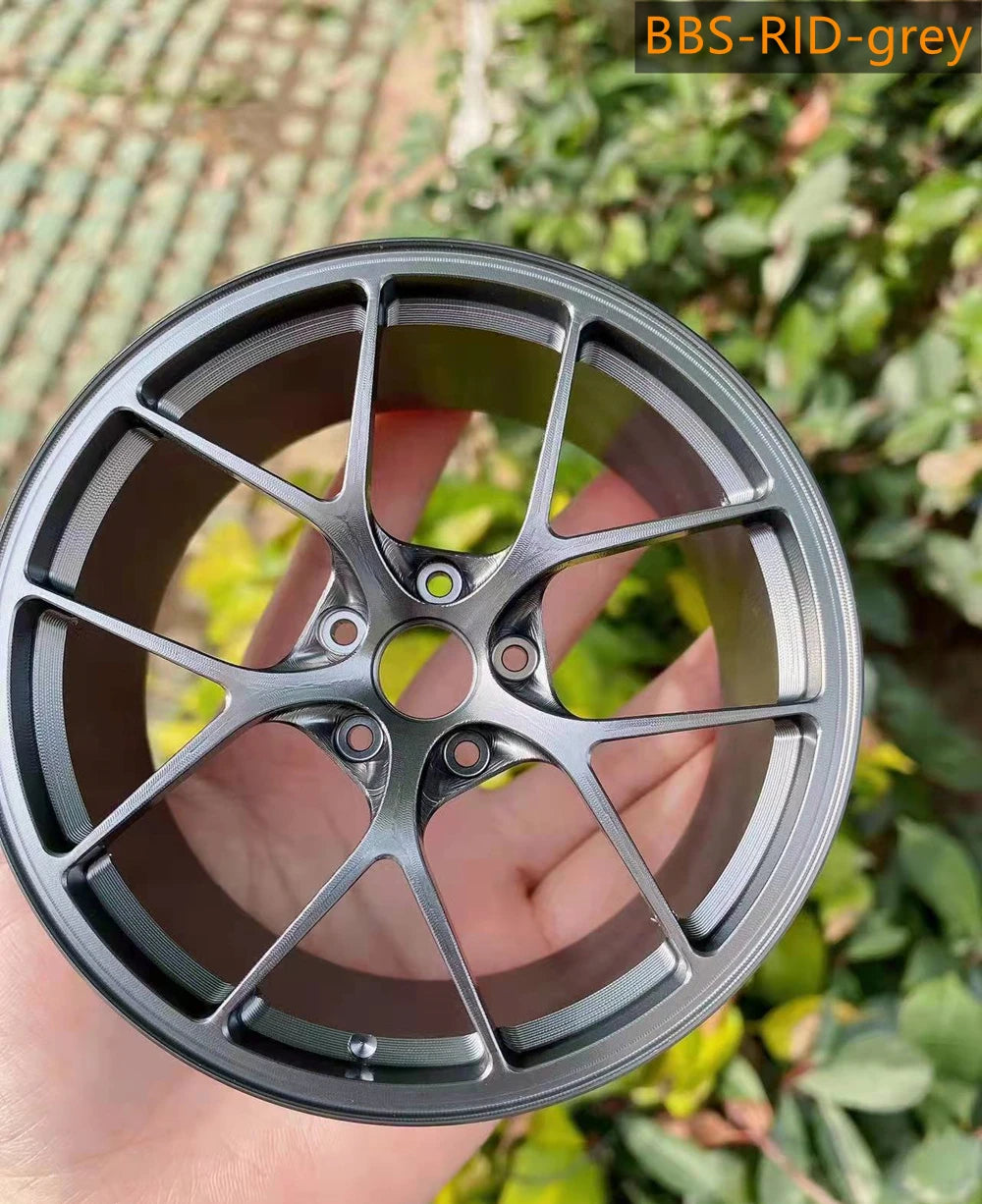 1/5 Car Model Metal Forged Assemble Refitting Wheel Hub  Creative Desktop Display  Personalized  Modification Toys Gift