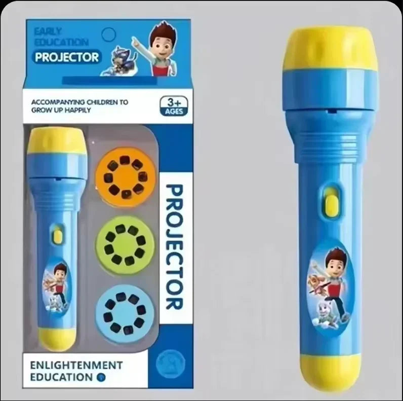 PAW Patrol Cute Cartoon Creativity Toy Children Torch Lamp Flashlight Projector Toy Anime Flashlight Projector Torch Lamp Toys