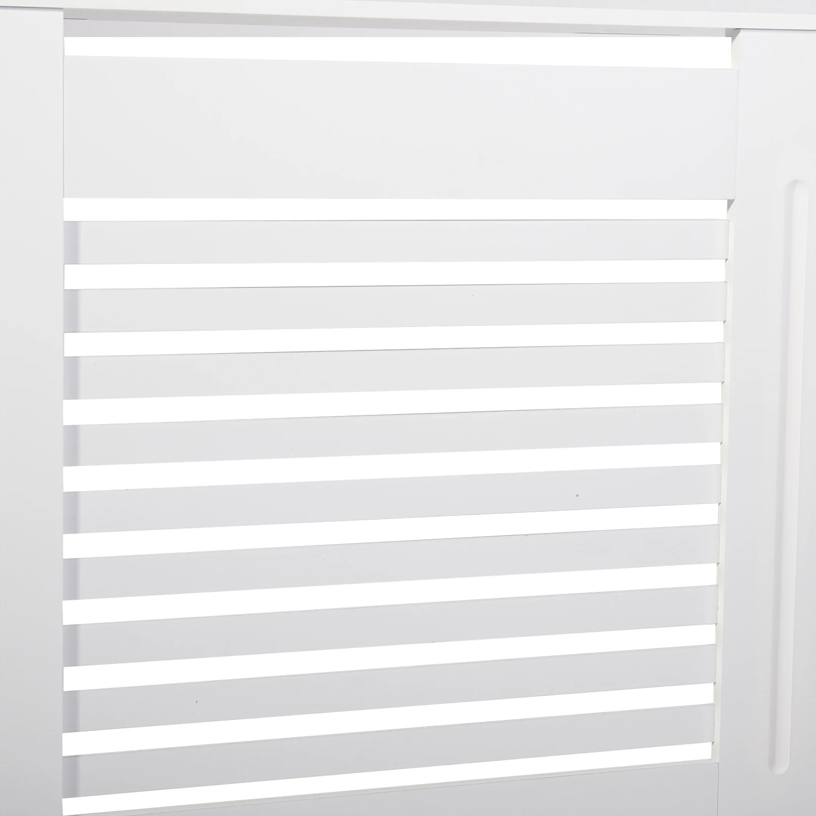 Wood Radiator Cover Cabinet White Horizontal Slat Heater Covers Modern Tall Radiator Shelf