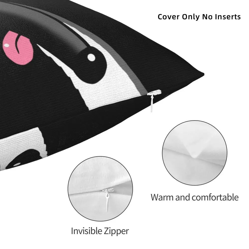 Custom Cute Whippet Greyhound Pillow Case Decor Home Hound Dog Luxury Cushion Cover Car Pillowcase