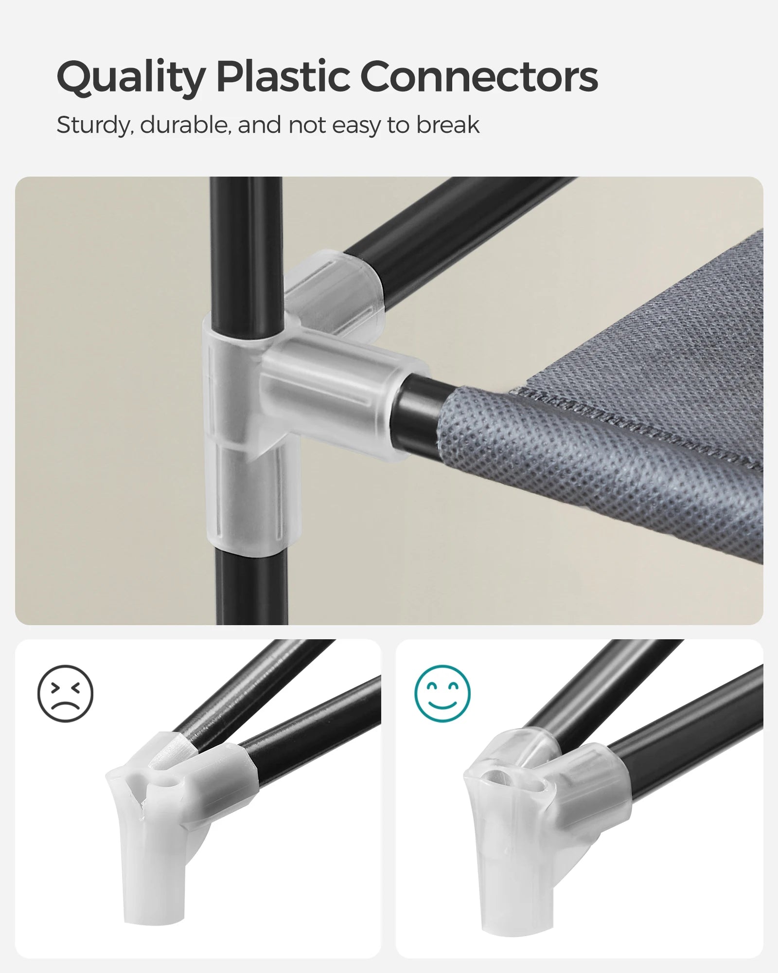 SONGMICS Étagère à chaussures, organisateur de chaussures à 9 niveaux avec housse en tissu non tissé, étagère de rangement pour chaussures pour 40 à 50 paires de chaussures, entrée