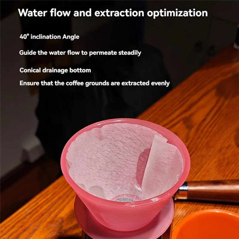 EMECE-Pour Over Coffee Dripper Filters Cups Hand Pouring Slow Brewing Coffee Pour Over For Cafe Travel Home