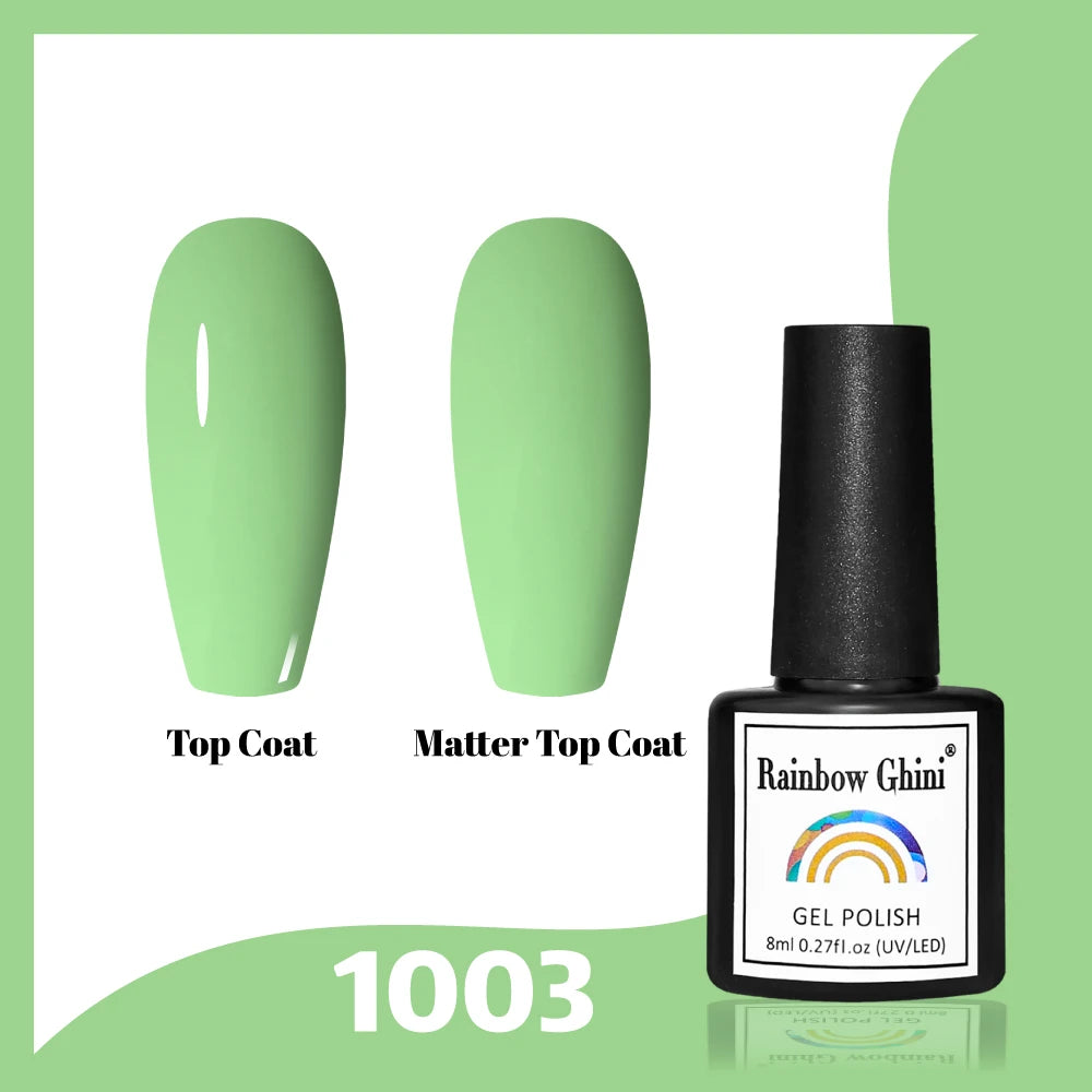 Gel Vernis à ongles semis permanents Paillettes 8Ml 150 couleurs