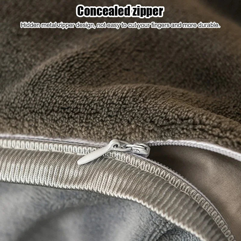 Winter New Coral Velvet Warm Quilt  Cover Soft Plush Quilt Cover Flannel Duvet Cover Bedding Home housse de couette 이불커버