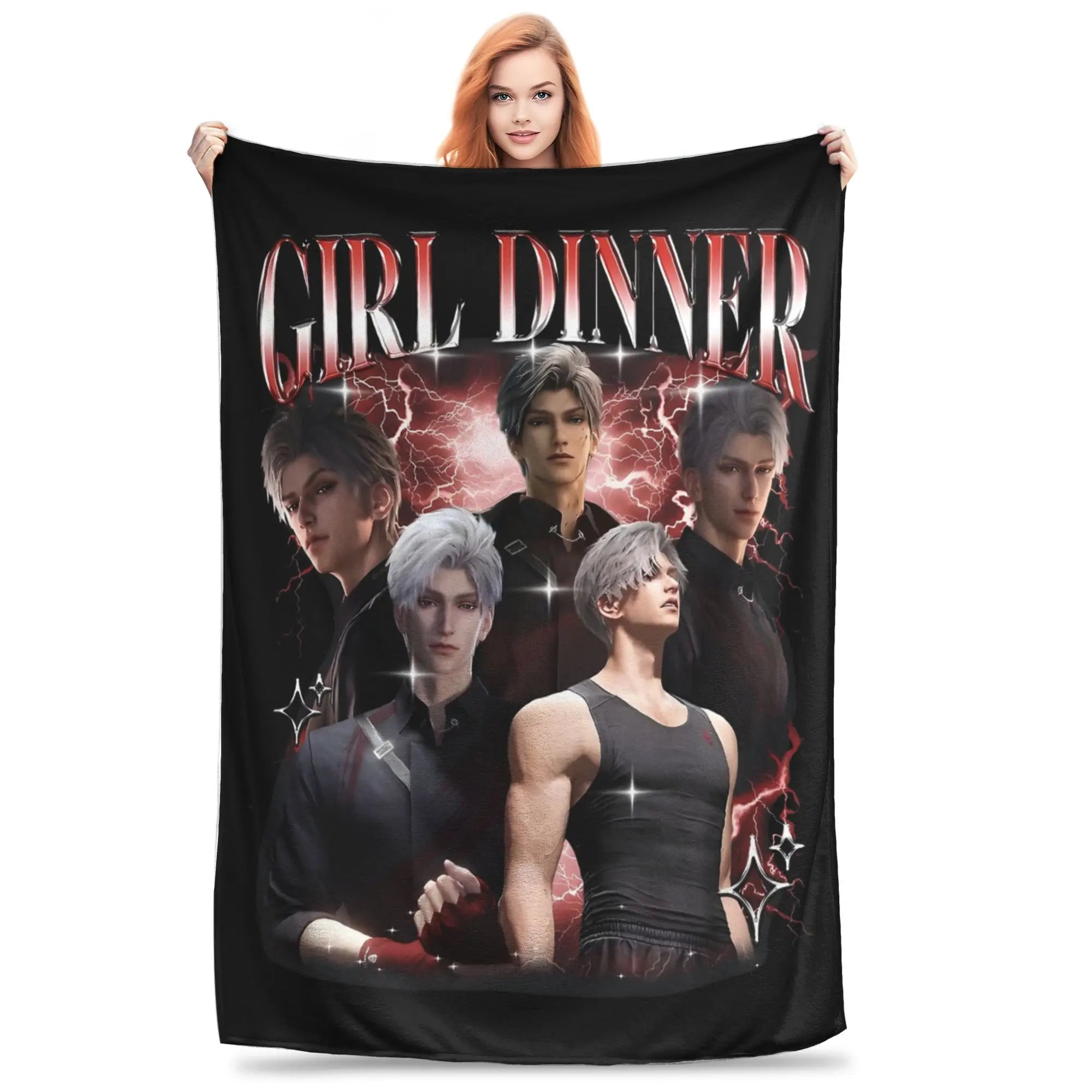 Sylus Love And Deepspace LDS Blanket Flannel Textile Decor   Lightweight Thin Throw Blankets for Bedding Car Rug Piece