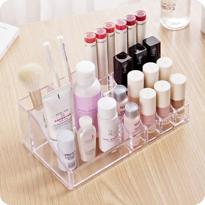 Makeup Organizer Office Organizer Box Cosmetic Plastic Storage Box Desk Bathroom Cosmetic Storage Case Cosmetic Storage Rack