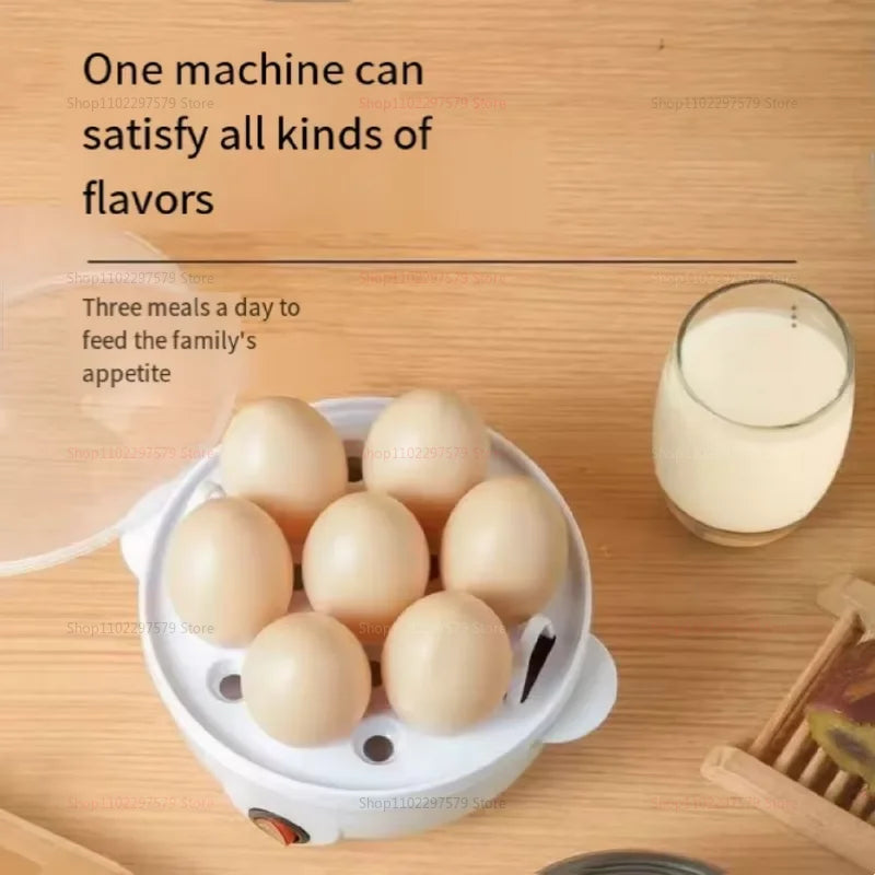 Smart Egg Cooker Electric Egg Boiler Steamer Poacher Compact Mini Kitchen Appliance Perfect for Breakfast and Healthy Meals