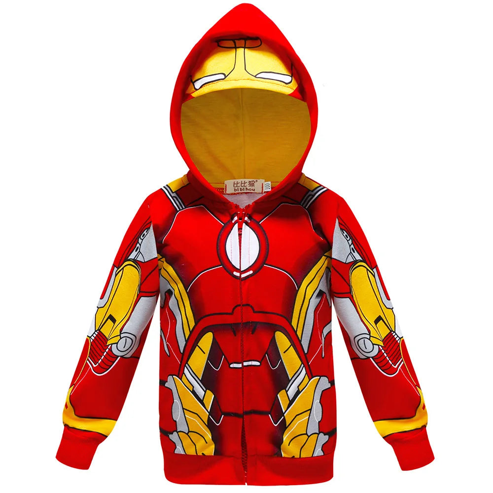 Manteau Marvel Iron Man Spiderman Captain América  Pintemps/Automne