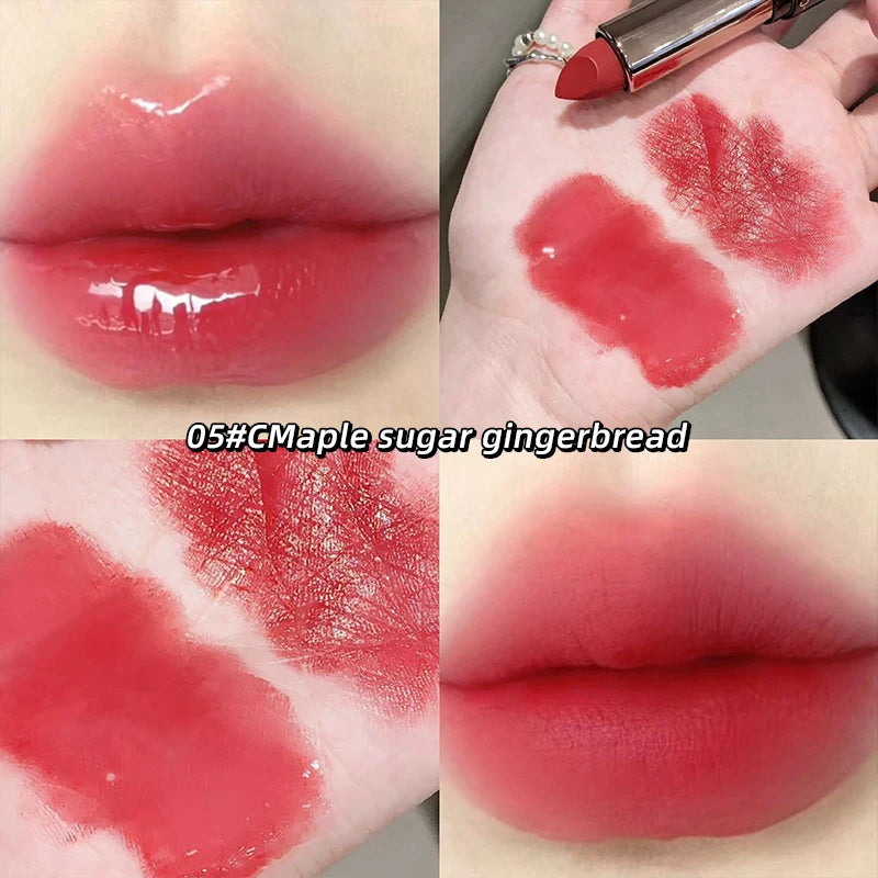 Gege Bear Double-ended Lipstick with Lip Oil for Moisturizing and Hydrating Layered Color-developing Long-lasting Lipstick
