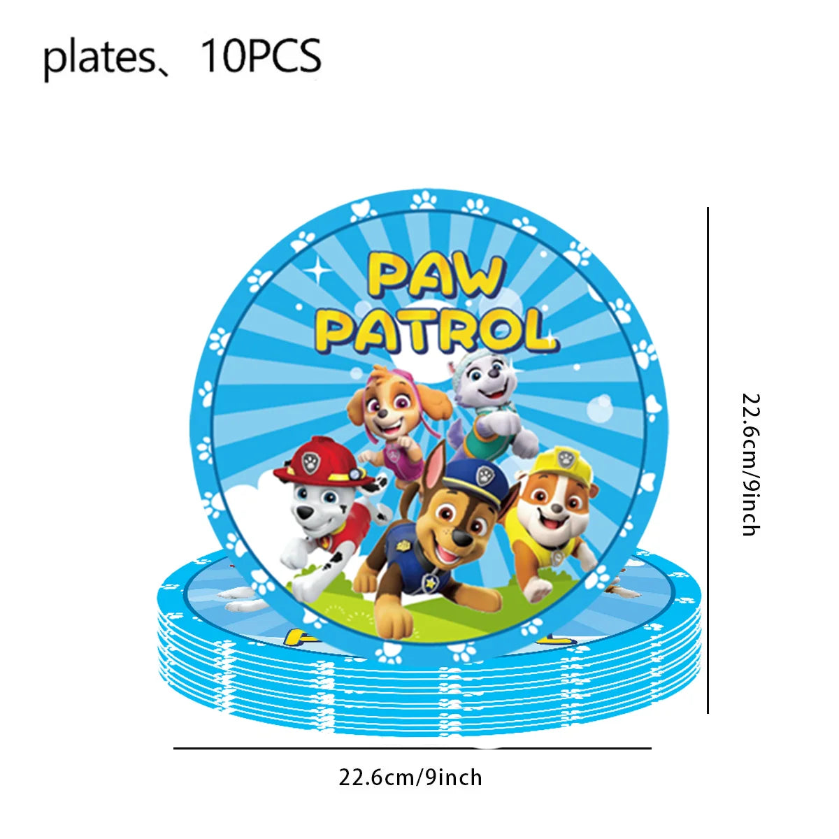 Paw Patrol Birthday Decoration Dogs Skye Disposable Set Tableware Plate Cup Tablecloth Skye Baby Shower Kids Girls Party Supplie