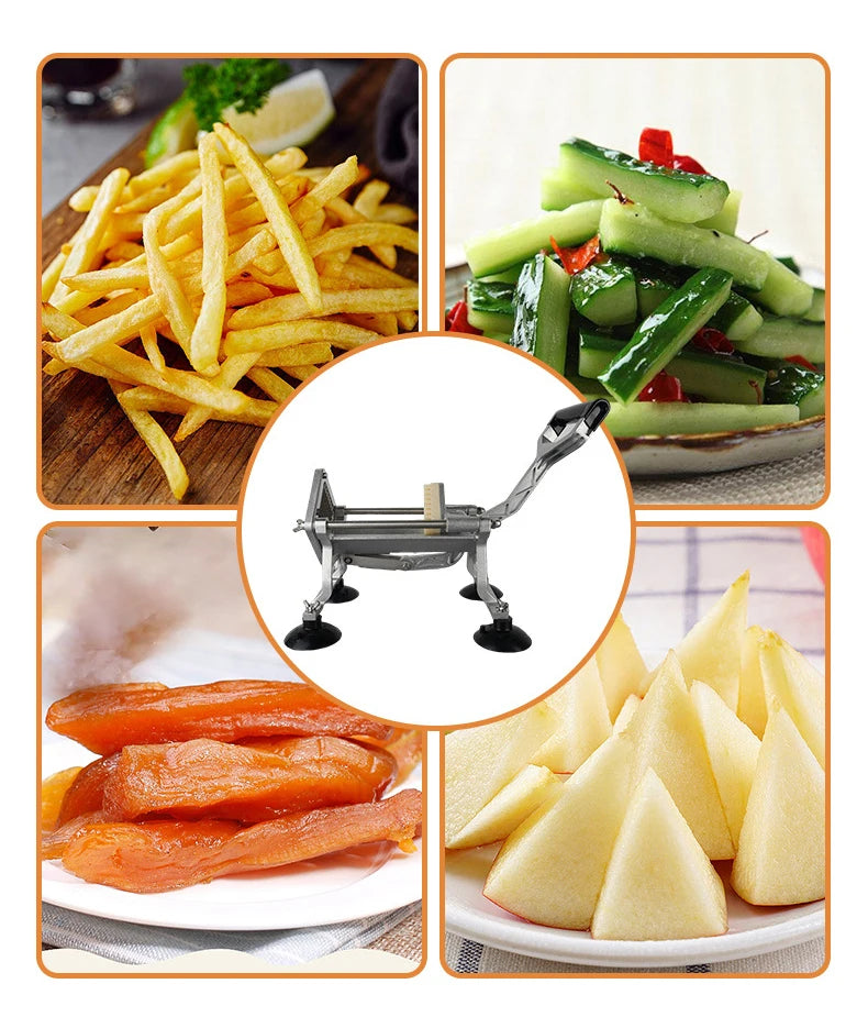 7mm 10mm 14mm Potato French Fry Cutter Potato Slicer Stainless Steel Blades for Potato French Fries Cucumber Vegetables Carrot