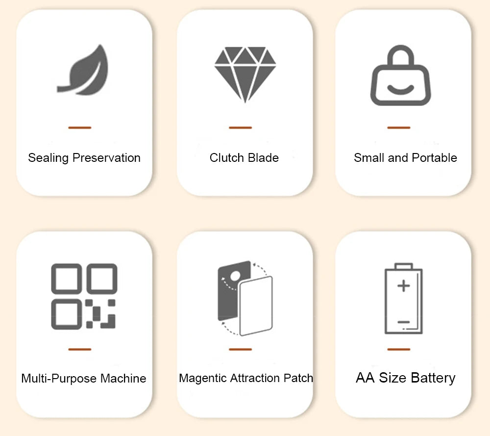 Mini Heat Bag Sealing Machine Plastic Bag Sealer Portable Thermal Plastic Bag Sealer Mini Handheld Plastic Bags Sealing Machine