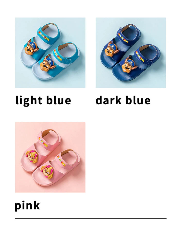 PAW PATROL Children's Sandals Outdoor Comfortable Non-slip Breathable Sandals Heel Strap Shoes for Boys And Girls