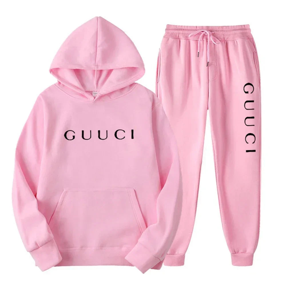 Ensemble de jogging à capuche casual sport Printemps/Automne collection 2025