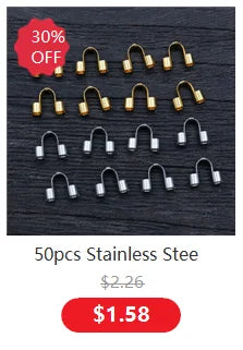 100pcs/Lot High Quality Stainless Steel Gold Plated Earring Back Plug Ear Studs Back Earring Stopper DIY Jewelry Making Supplies