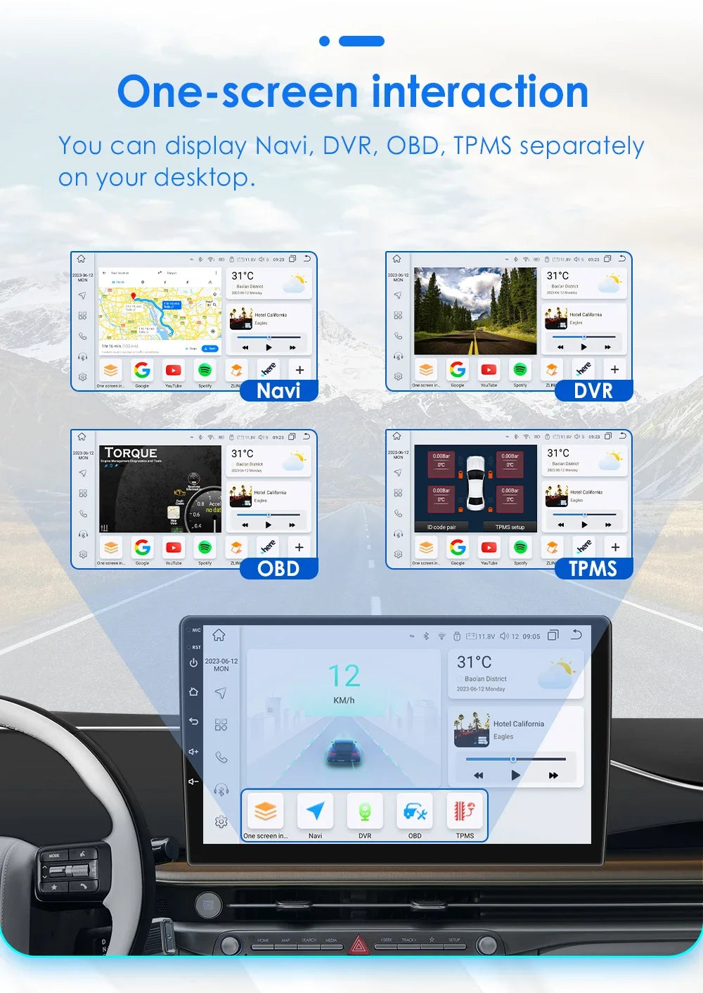 Hizpo 9inch 2Din Android13 Car Radio for BMW 1 Series E81 E82 E87 E88 AT MT Navigation GPS RDS DSP Android Auto CarPlay 360° CAM