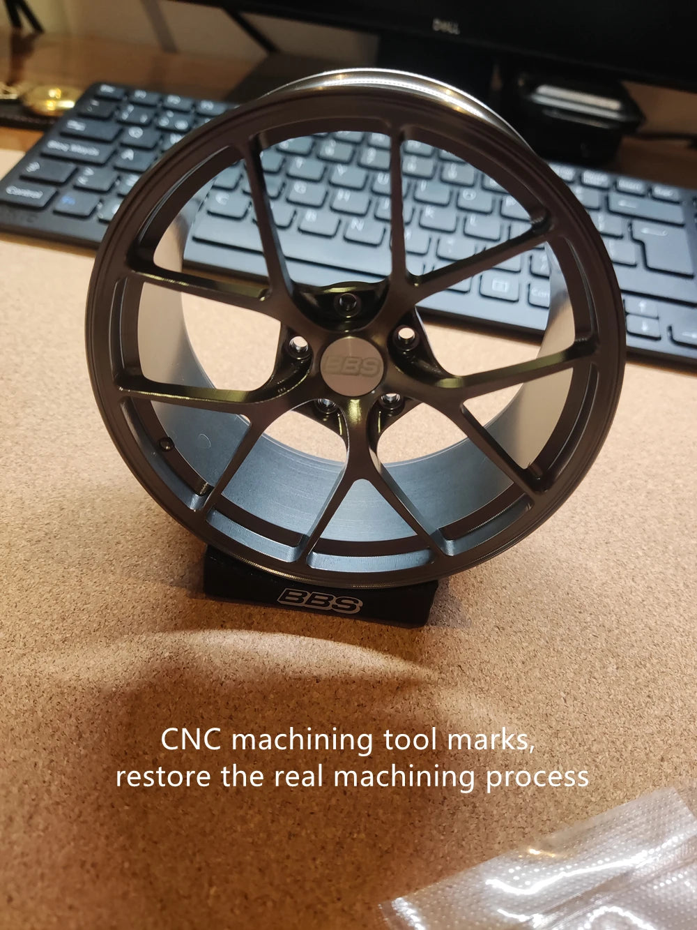 1/5 Car Model Metal Forged Assemble Refitting Wheel Hub  Creative Desktop Display  Personalized  Modification Toys Gift